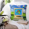 Frutiger Aero Windows 98 Computer Pillow Cover Soft Pillow Case Cushion Cover Morden Pillowcases For Wedding Party Home Decor