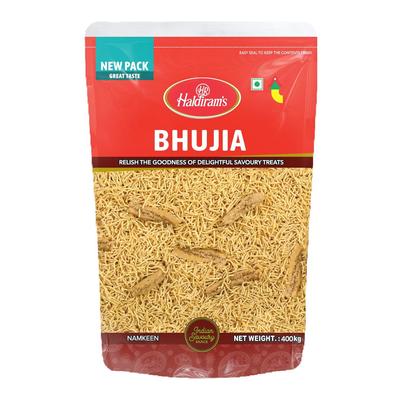 Haldiram'ın Bhujia Masala'sı | Çıtır ve Çıtır Geleneksel Namkeen | Hafif Baharatlı ve Lezzetli | Tamamen Doğal Malzemelerle Üretilmiştir |400g