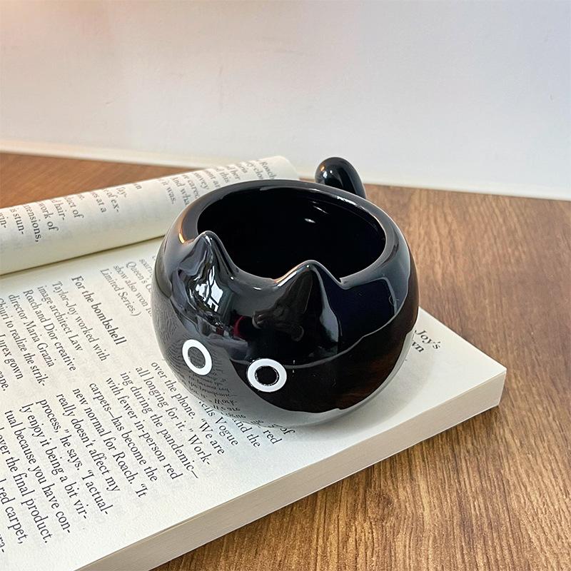 Ceramic Coffee Cup Creative Design Girls' Water Cup Cute Cat Water Cup