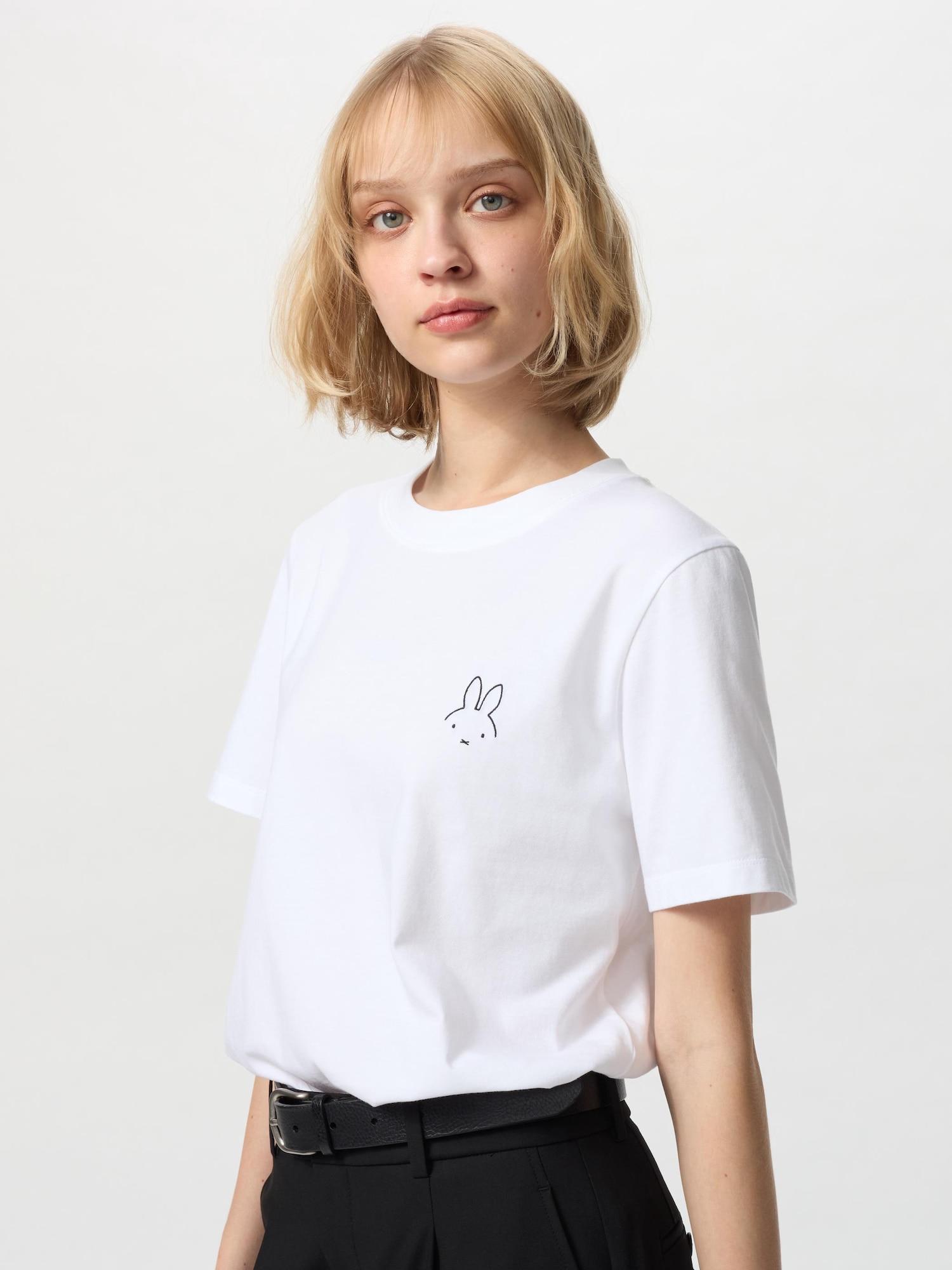

Uniqlo Футболка Miffy UT с графическим принтом, короткий рукав A 00 WHITE/WOMEN XS