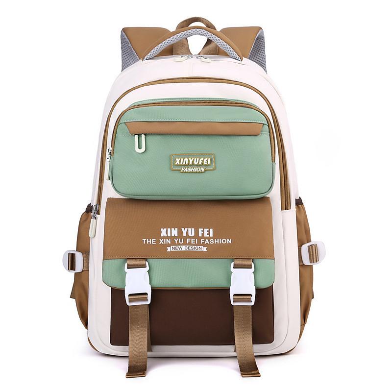 Versatile Casual Dual Color Backpack For Outdoor Travel Suitable For Boys And Girls