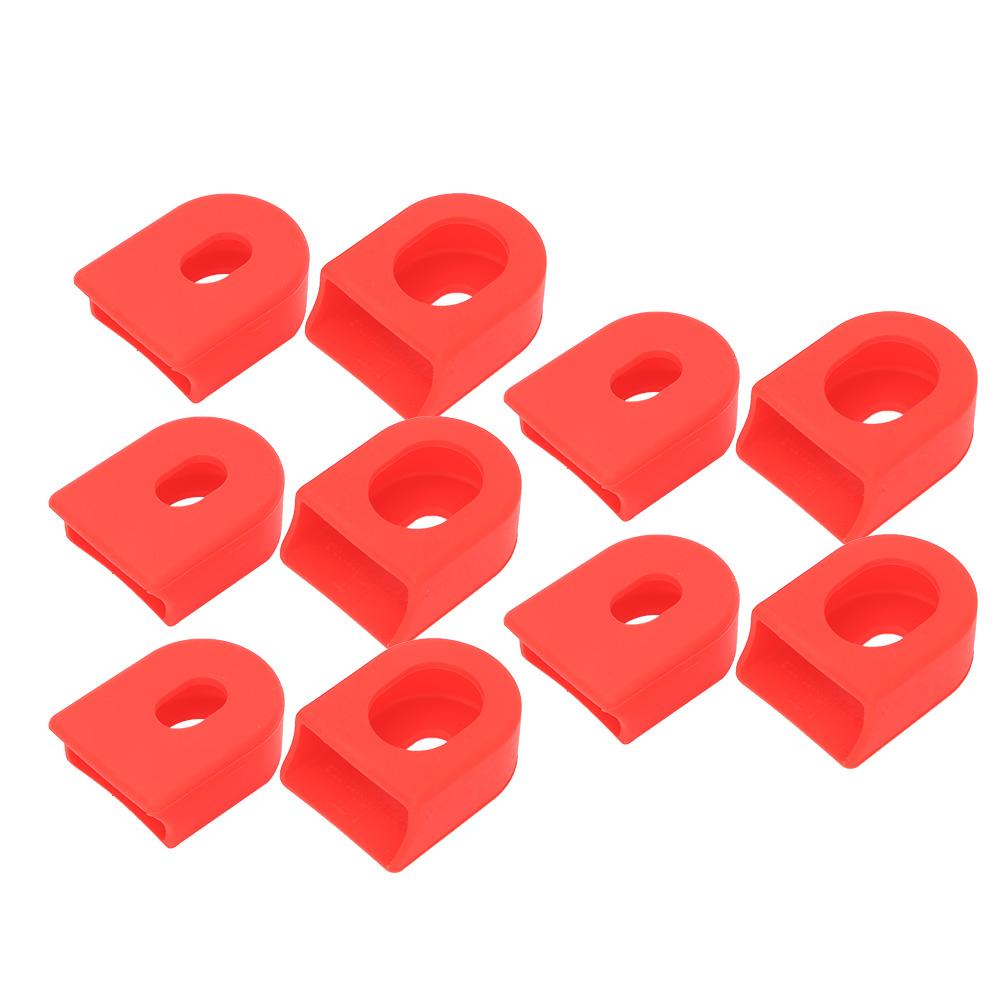 5 Pair   Silicone Mountain Bike Crank Cover Road   Crankset Protective Case Cycling Accessory