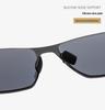 2023 Homerus Screwless Weldless Nylon Polarized Square Frame Sunglasses 7310