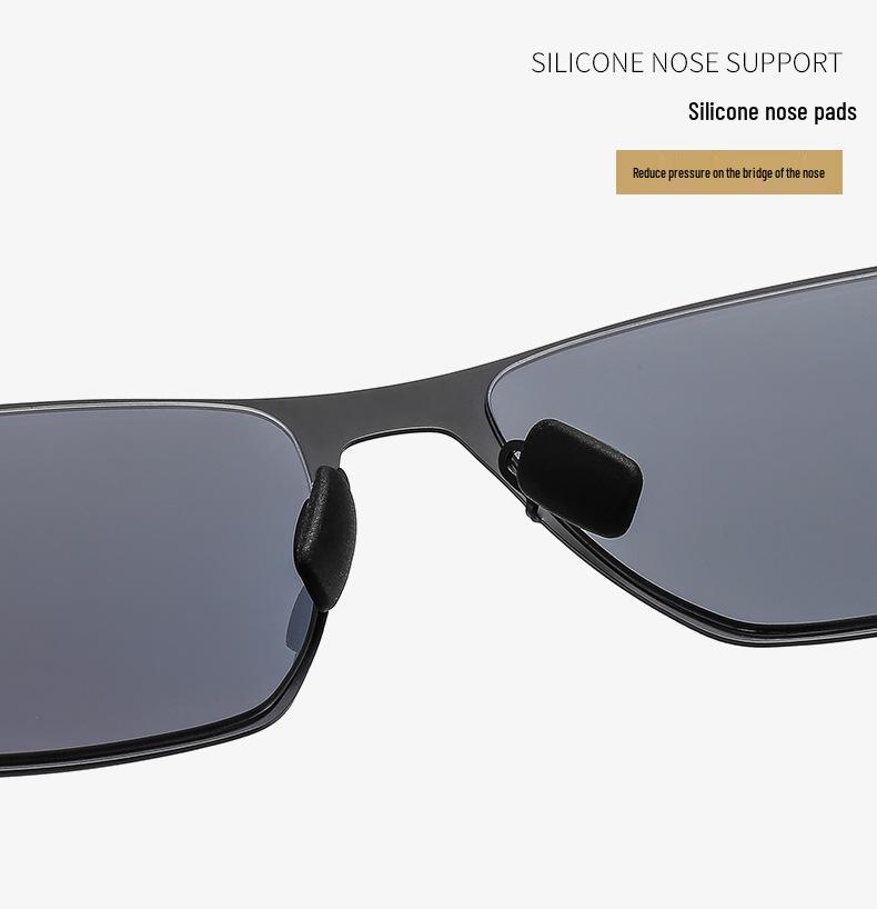 2023 Homerus Screwless Weldless Nylon Polarized Square Frame Sunglasses 7310