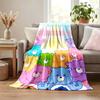 Care bear blanket Flannel Blanket Soft Cozy Plush Throw for Sofa Bed Lightweight Home Decoration