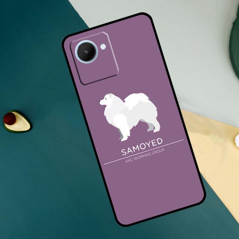 Cartoon Samoyed Dog For Realme 15 14 10 11 12 13 Pro Plus C65 C67 C71 C63 C61 C55 C51 C53 C75 GT6 GT7 Pro Case