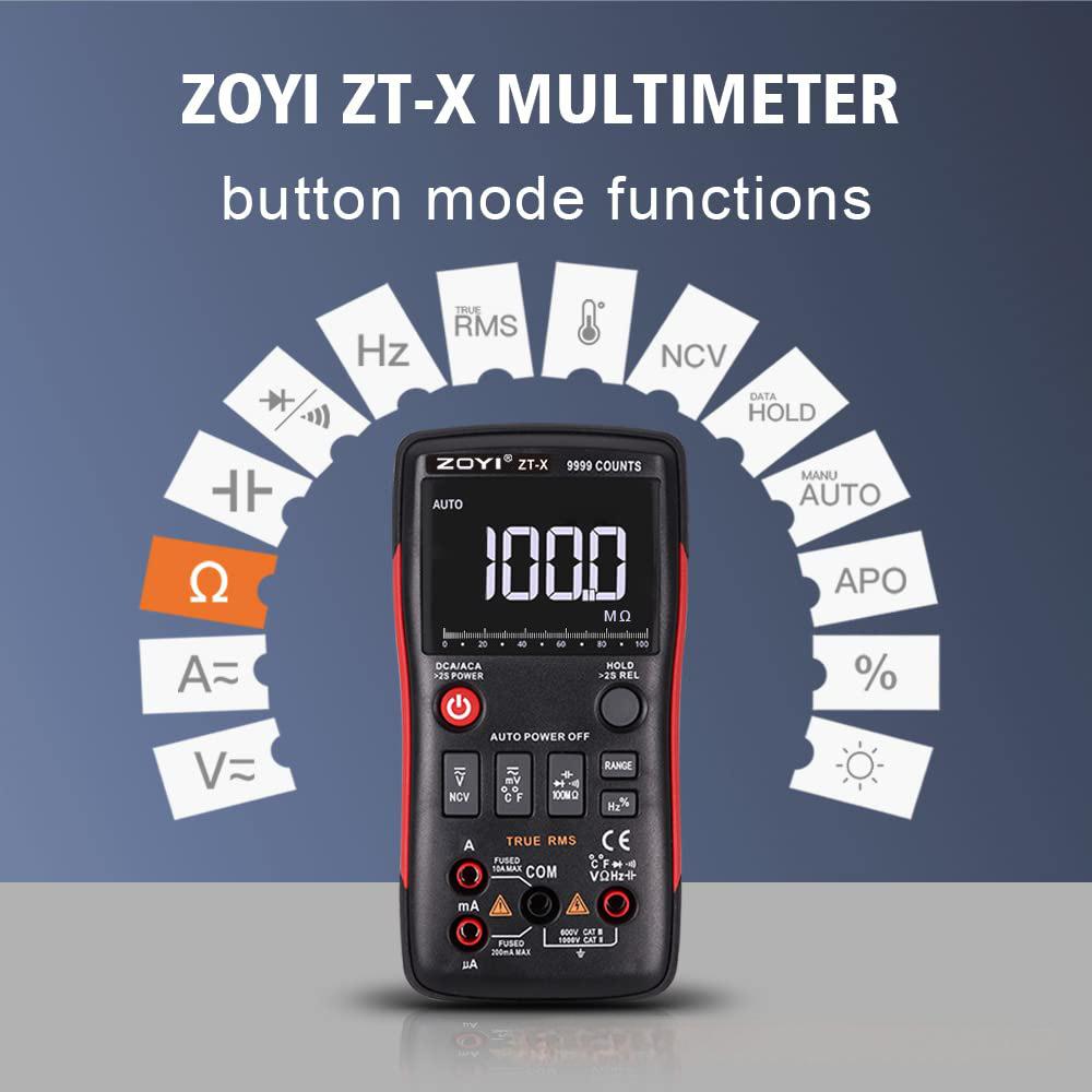 ZOYI ZT-X Multimeter High-precision Automatic Multimeter Multi-function Electrical Multimeter