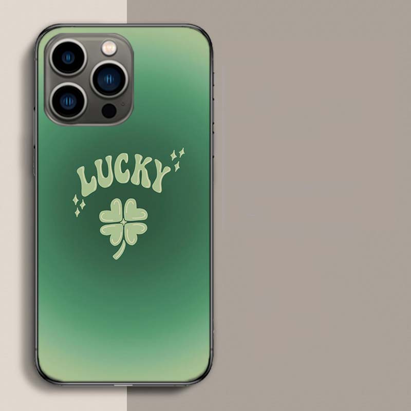 Lucky Affirmations Phone Case For Iphone 17 Air 15 Pro 14 Plus 16 Pro Max 17E 16E 12 13 Mini 11 Cover Cute Fundas
