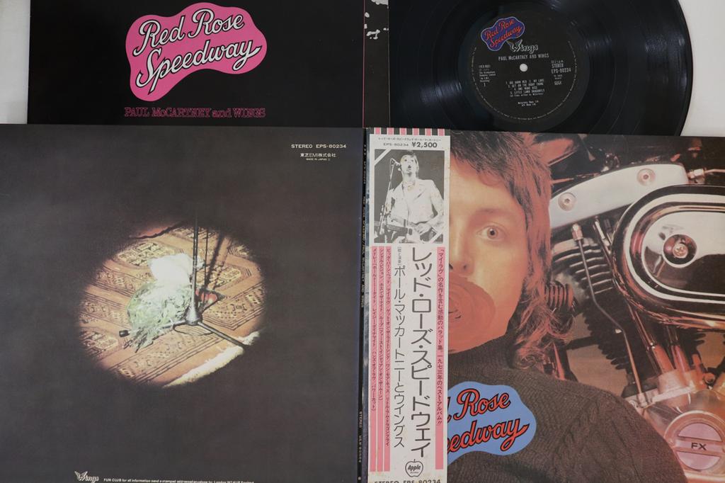 LP Record PAUL MCCARTNEY, WINGS - Red Rose Speedway EPS80234 CAPITOL 1973 Japan Obi Rock Used
