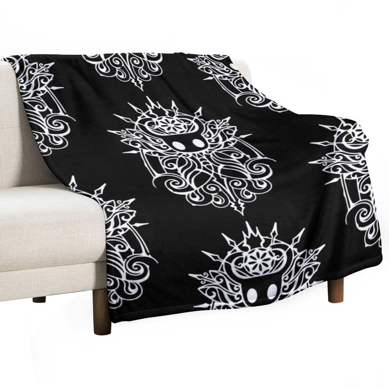 Hollow Knight Tribal White Плед Пушистые Красавцы Кровать Модный диван-кровать Одеяла 30x40in