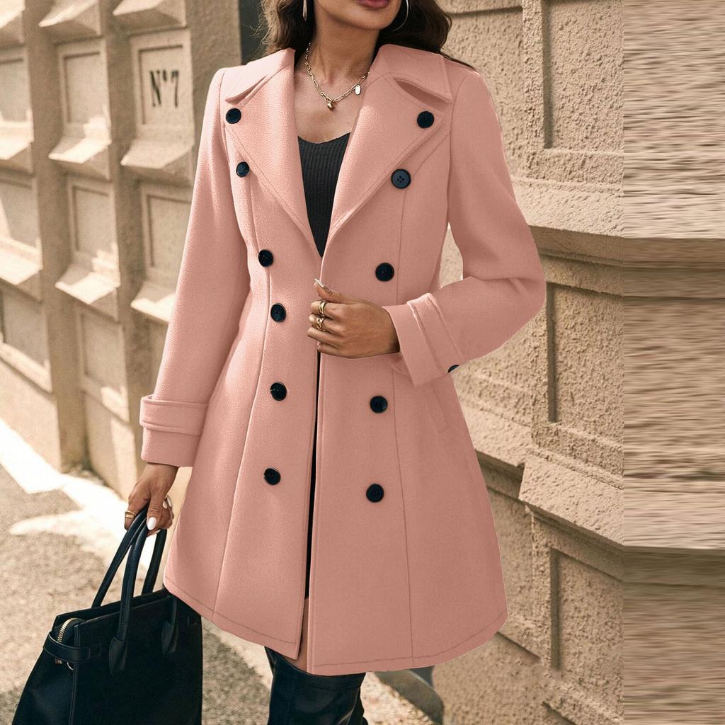 Dámský módní kardigan Jednobarevný kardigan s dlouhým rukávem