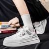 Fashion Men's Shoes 2025 Summer New Niche Fashion Trend Versatile Breathable Soft Sole Casual Sports Low Top Flat Shoes Lace-up Sneakers