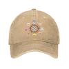 Kid Sun Baseball Cap Stylish Women Unisex Felix Bangchan Washed Hip Hop Hats Adjustable Print Kpop  Logo Strays Rock Baseball Caps