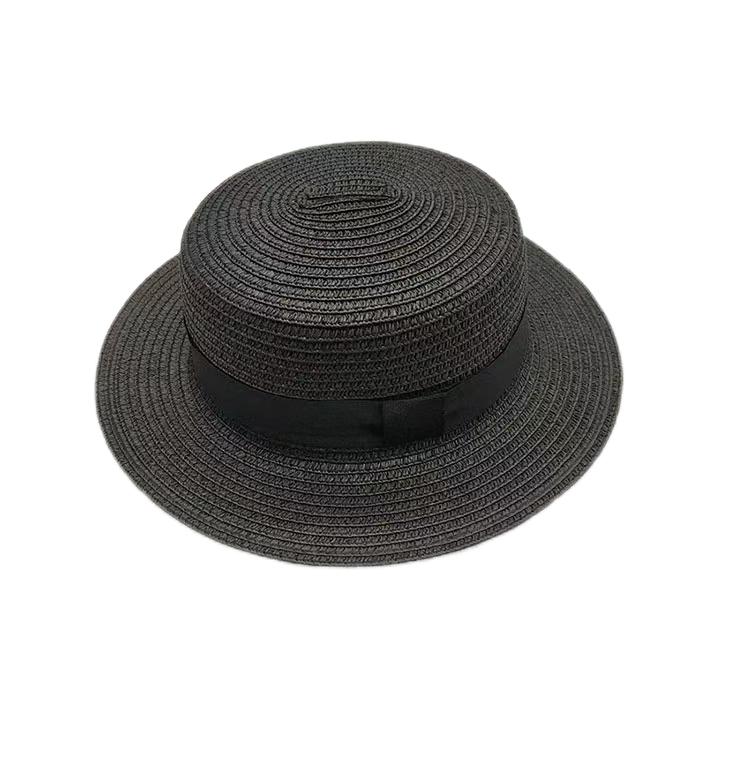 Korean Summer Men's and Women's Top Hats Straw Hats Sunshade Sunscreen Hats Beach Vacation Travel Hat