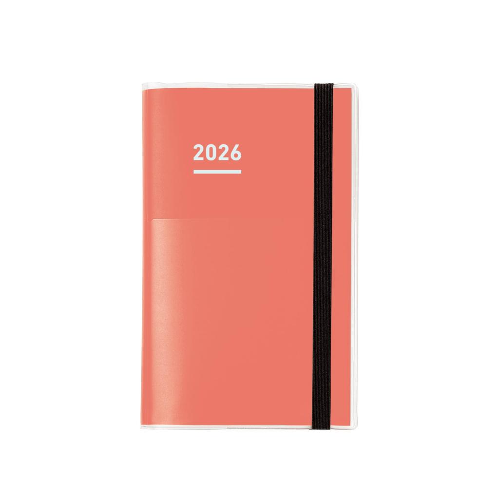 KOKUYO Jibun Techo Mini First Kit Planner 2026 B6 Slim Red November Monthly/Weekly Ni-JFM1R-26 (Starts 2025)