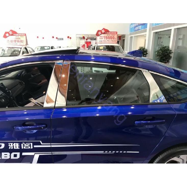 Window Pillar Post Cover Trim For 2018- Honda Accord Sedan Stainless Steel
