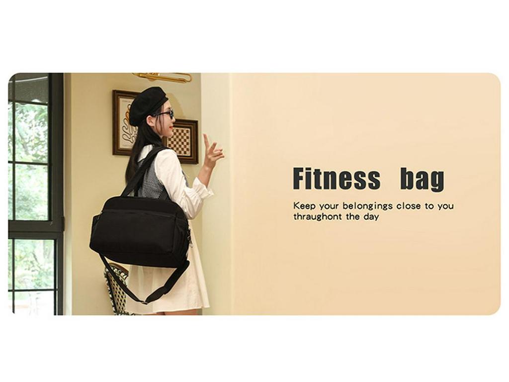 Borsa da Viaggio Duffel da Donna con Scomparti Umido/Secco, Borsa da Palestra da Cabina