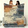 Vintage Abstract Modern Throw Soft Warm Throw Blanket For Bedroom Living Room Bed Travel Camping Picnic Gift