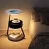 Wireless Charging Floor Lamp with Integrated Bedside Table - Creative Living Room and Bedroom Storage Solution