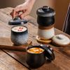 Ceramic Coddled Egg Cups With Lids Minimalist Design Egg Poachers Cooker Dessert Cups For Steamed Egg Soups Puddings