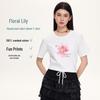 FivePlus Women's Round Neck Cotton T-shirt