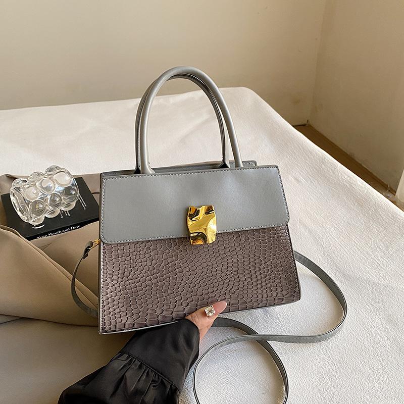 Personalisierte und schöne Retro-Umhängetasche Herbst neu hochwertige lässige Schulter-Achselhöhle kleine quadratische Tasche