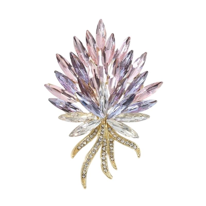 Сверкающая Ручная Работа Заколка-Бабочка Легкий Дизайн Уникальная Фиолетовая Заколка-Бабочка Для Повседневной Носки И Особых Случаев розовый/фиолетовый