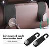 For Hyundai Car Headrest Hook Suede Rear Seat Hanging Dual Hook Auto Accessories Ioniq Sonata Elantra Solaris Creta Accent TT1