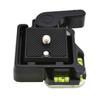 Camera Quick Release Plate Adapter with 1/4"-3/8" Screw for DSLR Camera Tripod Monopod Stabilizer Ball for Head (Black)