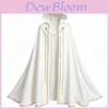 Medieval Cosplay Cloak With Chain Details For Costume Parties And Festivals