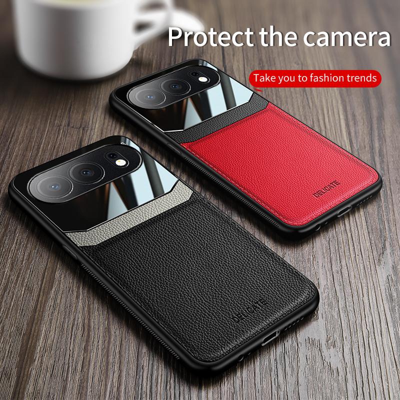 EUCAGR Akryl Läderfodral För Huawei Honor 500 Pro Kamera Skydd Telefon Baksida för Huawei Honor 600 Lite Ram Coque