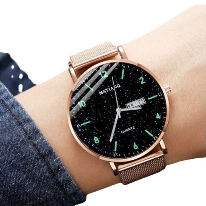Junior High School Students Non-Mechanical Simple Teenagers High School Students Trend Quartz Watch Waterproof Men'S Watch Men