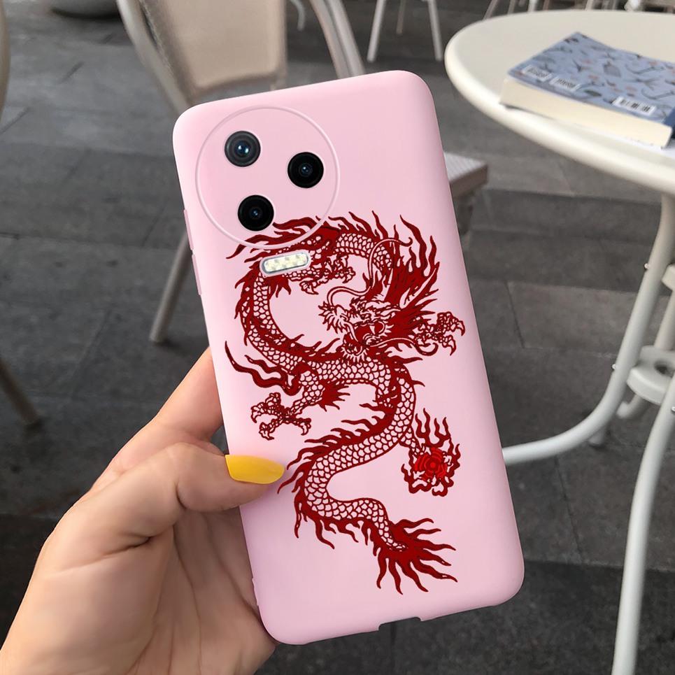 For Infinix Note 12 2023 Case Soft Silicone Dragon Cartoon Back Cover For Infinix Note 12 Pro 4G Note12 2023 Phone Case Fundas