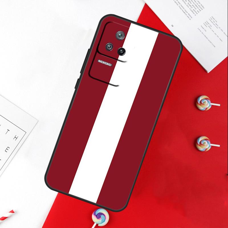 Lettland Flagge Hülle Für Xiaomi 14 Ultra 15 13 11T 12T 13T 14T Pro POCO X7 Pro X3 X5 X6 M6 F5 F6 Pro Hülle
