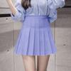 (SU)Fashion Women High Waist Pleated Casual Solid A-Line Slim Short Fit Mini Skirts