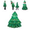 Christmas Tree Costume For Kids And Adults Authentic Striped Outfit For Cosplay