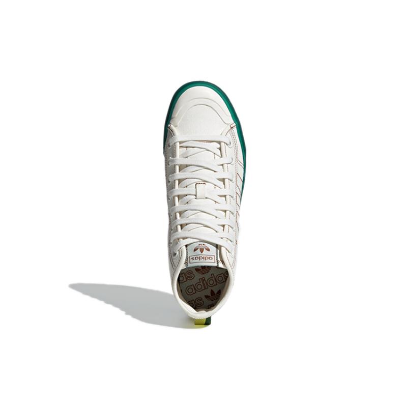 Adidas Nizza Hi Rf 'White Green' Sneakers GX2707