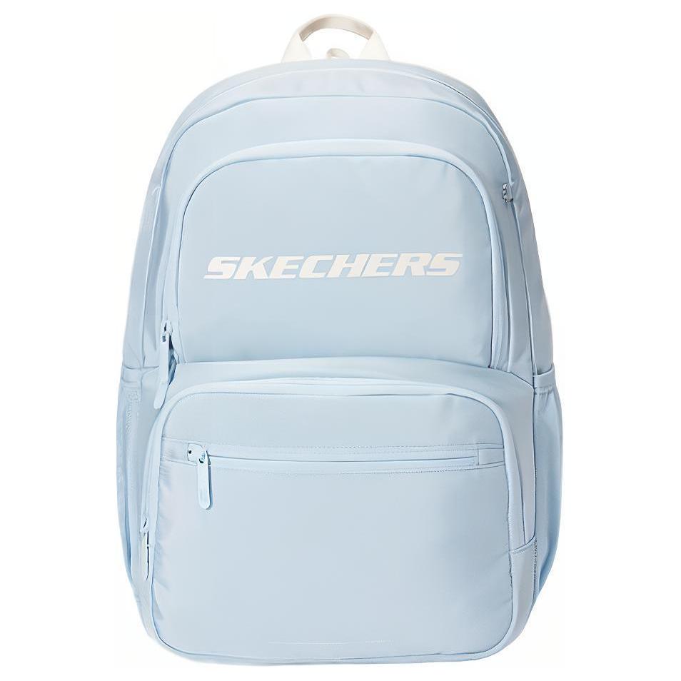 Skechers Logo Zipper Closure Fabric Backpack Unisex backpack Light-Blue L323U095-022G Baby Light Blue