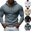 Sportstreningsdrakt med hette Unisex løpeantrekk Langermet genser Hettegenser Genser