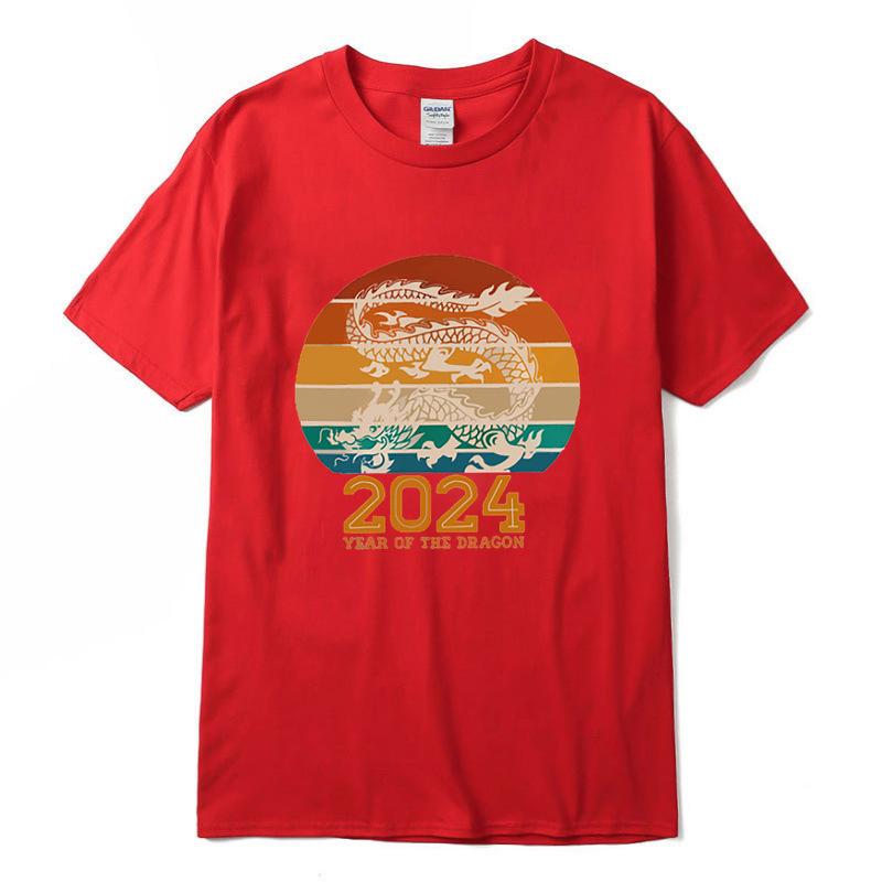 Свободные повседневные футболки с круглым вырезом и короткими рукавами с принтом — фото 13