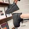 Fashion 10CM Big Size 42 Black Design Female Goth Platform Fashion Cosplay Wedges High Heels Women's Pumps Street Sneaker Shoes Woman