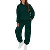 2025 Damen Herbst/Winter 2-teiliges lässiges Kapuzenpullover & lange Hose Trainingsanzug Set