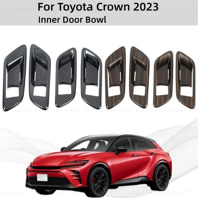 Autoaufkleber Styling Carbon Innen Türgriff Schale Blende Für Toyota Crown ABS Auto Modifikation Dekoration Zubehör