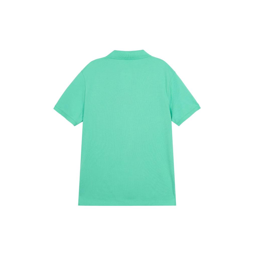 Nike Solid Color Brand Logo Polo Shirt Short Sleeve Men Tops Green CJ4457-363