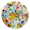 50 Hawaiian Style Graffiti Stickers for Laptop, Scooter, or Car Decoration