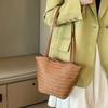 Summer Beach Totes Bag INS Style Women Handbags Casual Straw Bucket Bag  Girls
