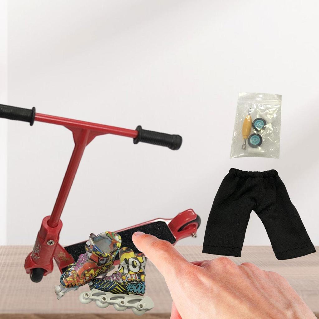 Alloy Finger Scooter Fingertip Balance Photo Props Fingerboard Home Decor