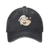 Vintage The Sailor Unisex Popeyed Baseball Cap Unisex Women Distressed Cotton Snapback Cap  Outdoor Summer  Gift Hats Cap