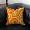 Fashion Retro twist Playful blooms Cushion Cover Pillow Case Antidustmite Invisible zipper silky plush cushion