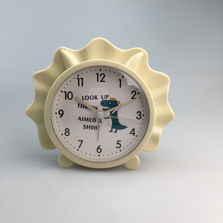 

Милый студенческий будильник, прикроватные часы, будильник с динозавром, милые настольные часы для девочки, детские мультяшные часы